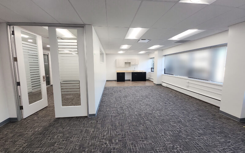 Commercial office renovation and kitchenette fit-out