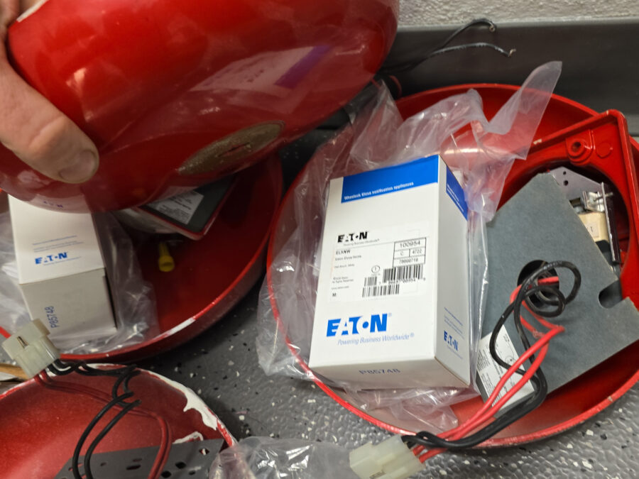 Fire panel relocation and life-safety retrofit